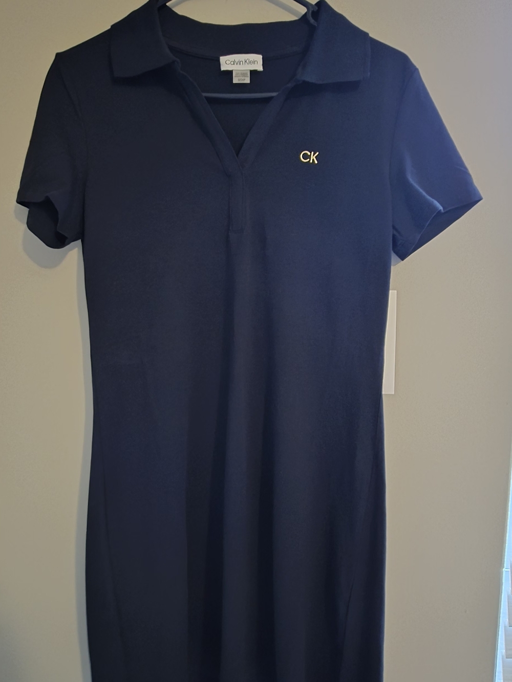 Calvin Klein Black Logo Tee with Crew Neck